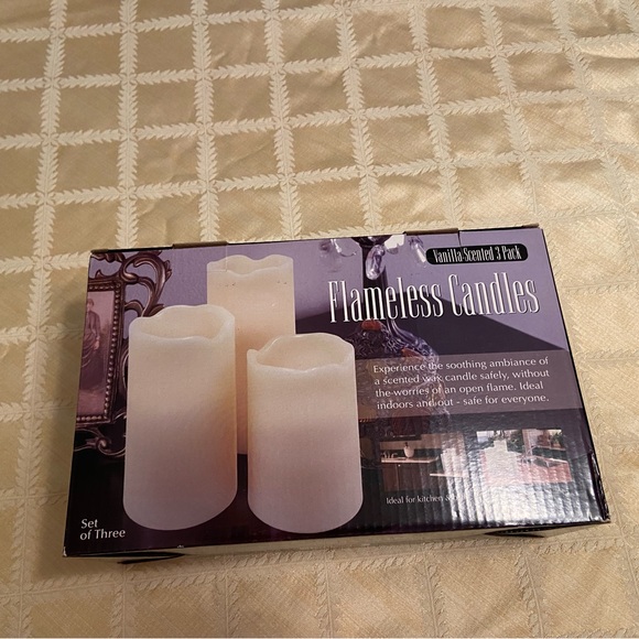 Flameless LED Scented Wax Candles - Picture 2 of 3